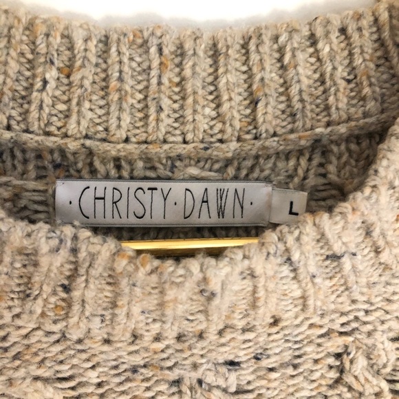 SOLD Christy Dawn The Frannie Sweater Oatcake - Picture 5 of 8